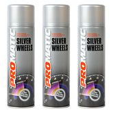 3X Promatic Steel Wheels Spray Paint 500ml Spray Paint